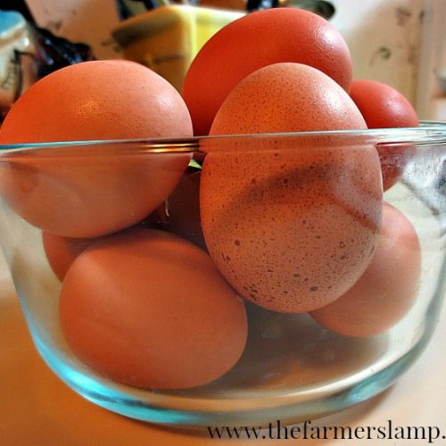 Eggs in a bowl