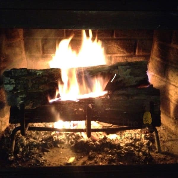 fireplace with wood ash