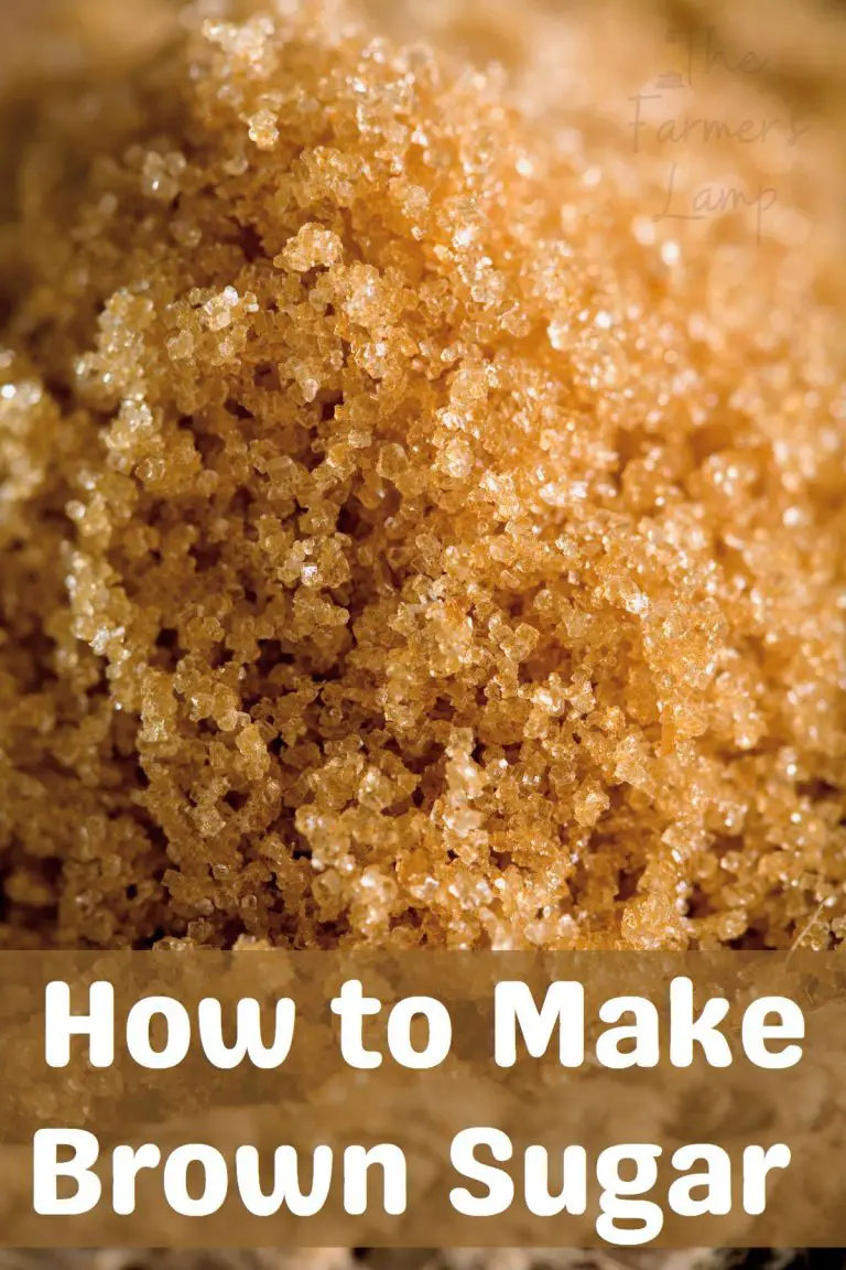 How To Make Brown Sugar At Home With Only Two Ingredients The Farmer   How To Make Brown Sugar PIN 768x1152 