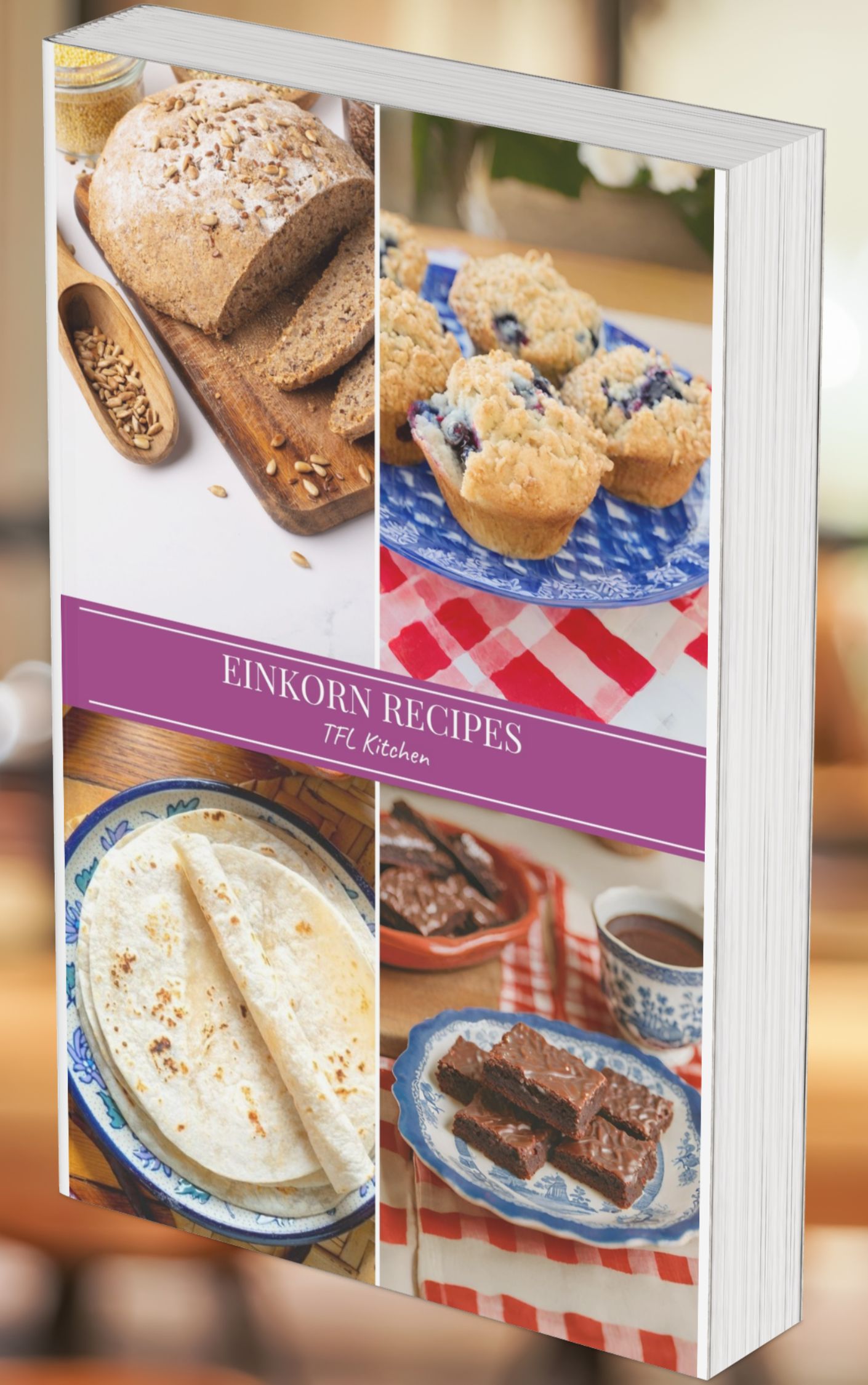 cover of our einkorn recipe book