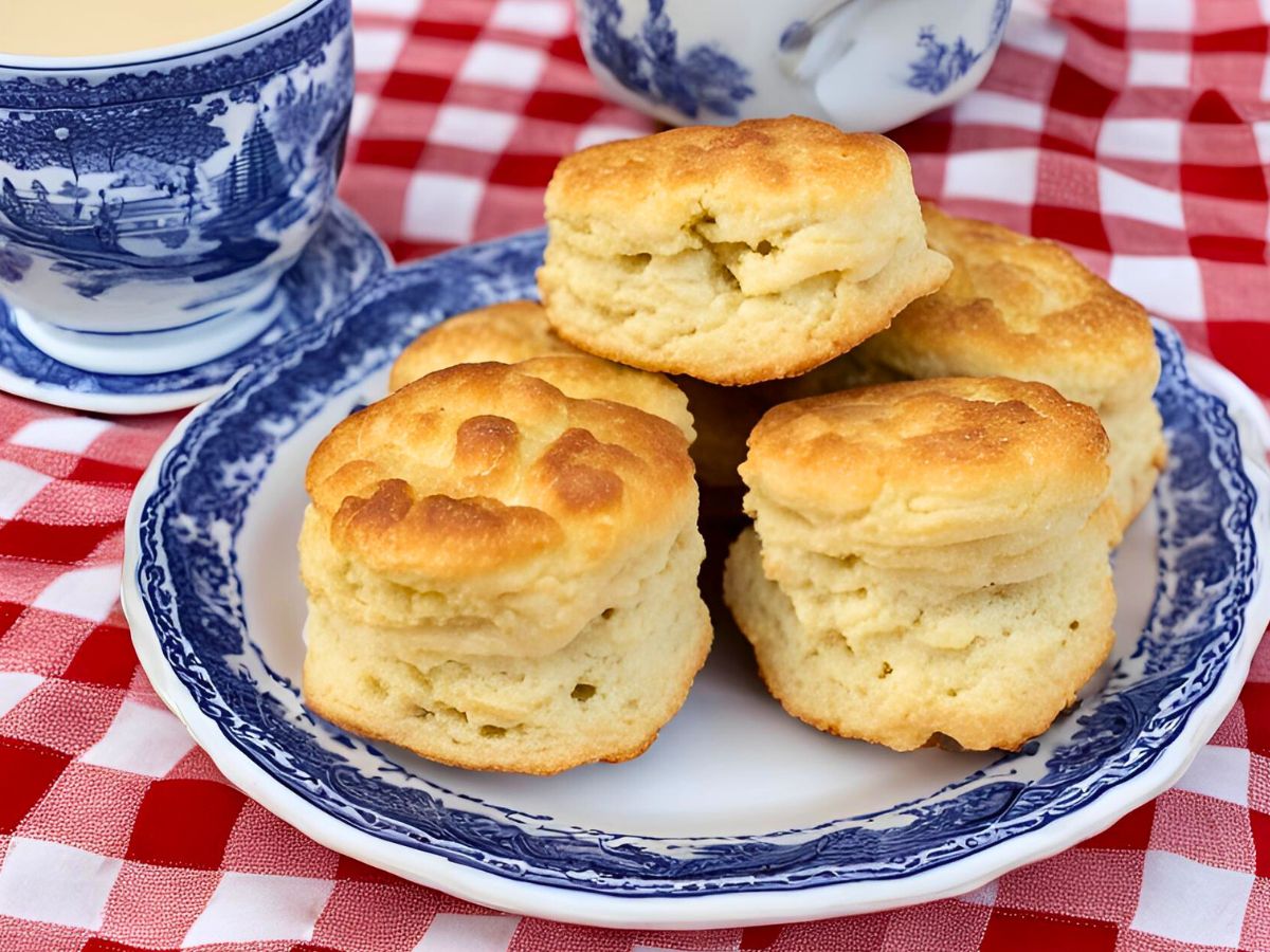 rolled and cut southern buttermilk einkorn biscuits