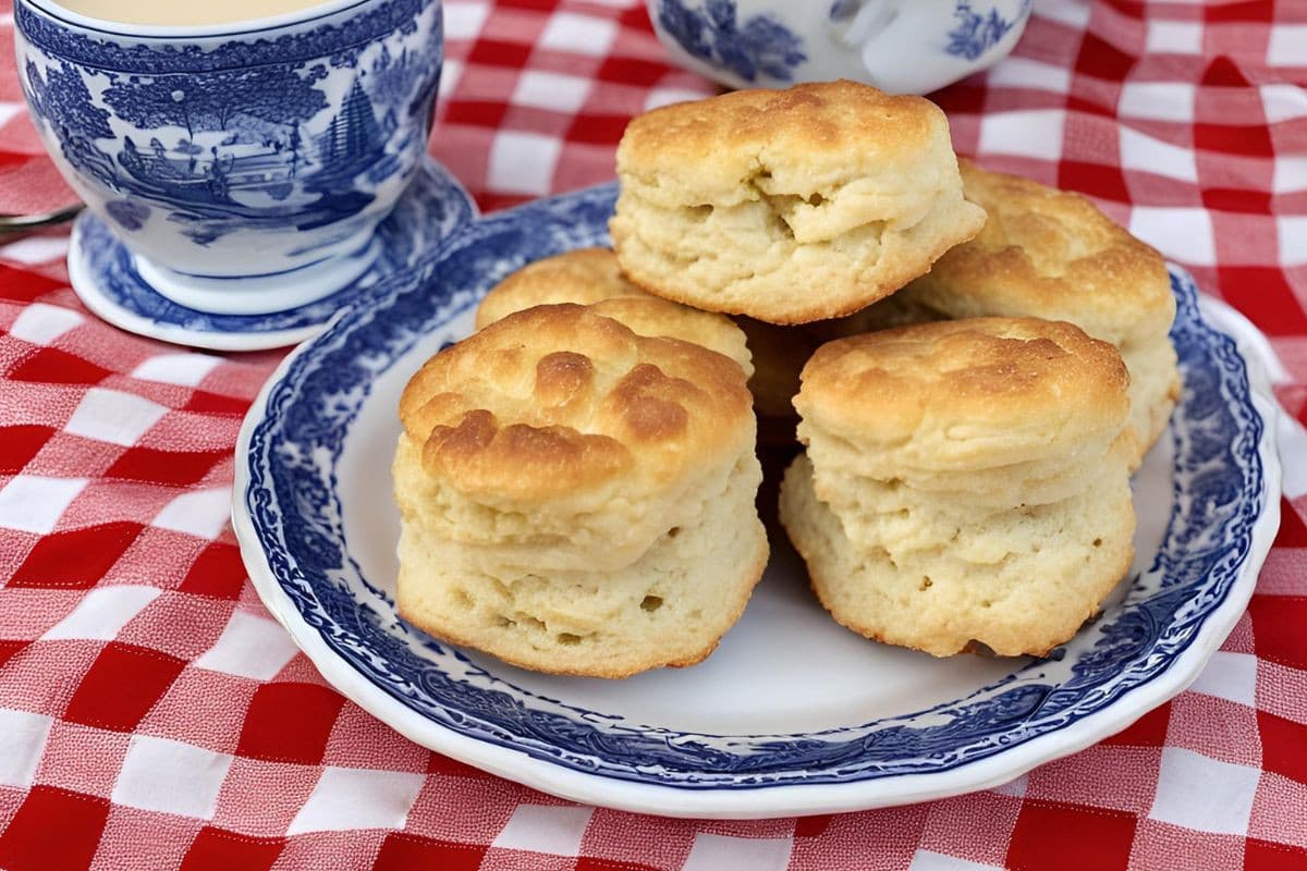 rolled and cut southern buttermilk einkorn biscuits