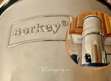 Close up of a Berkey water filter and Berkey Water Filter Review