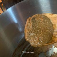 Southern Gumbo Roux 1 Southern Gumbo Recipe - Roux on wooden spoon