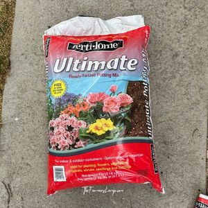 Growing Mint in Containers 5 Potting soil in a bag